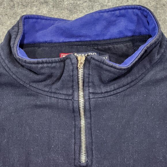 VTG 90s Chaps Ralph Lauren Polo Mens XLT XL T Tall 1/4 Zip Pullover Sweatshirt - Picture 6 of 13